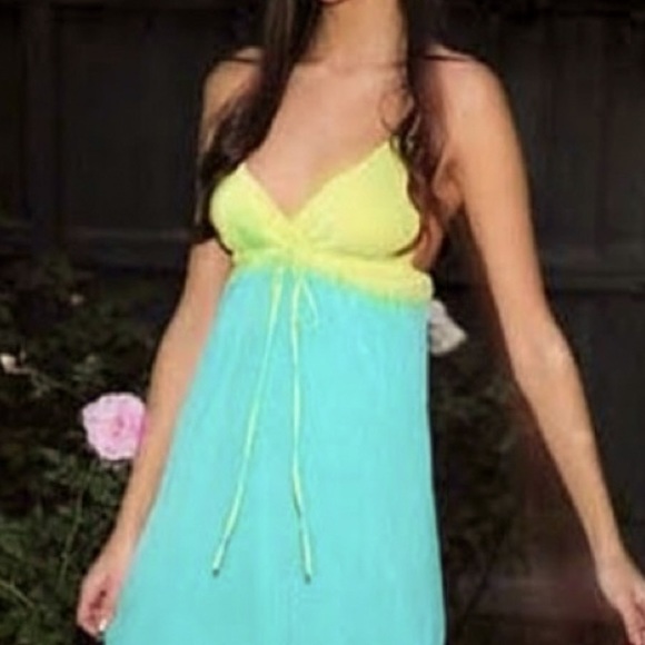 GYPSY 05 100% SILK DRESS MADE IN HOLLYWOOD CA USA - Picture 2 of 5